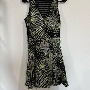 Guess Black and Green Mini Dress
